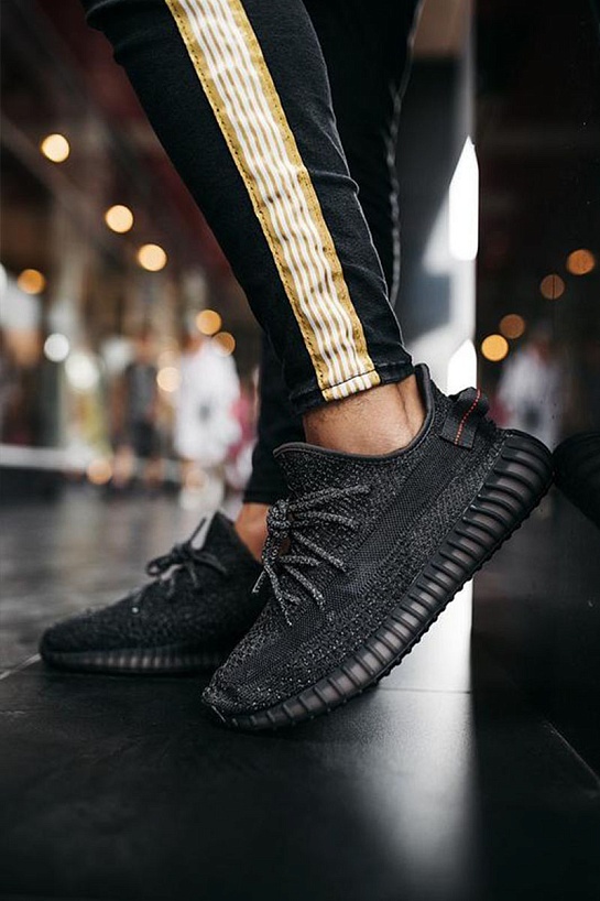Кроссовки Adidas Yeezy Boost 350 V2 Reflective - Black
