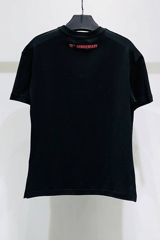 Чёрная оверсайз футболка Dsquared2 Vitkac