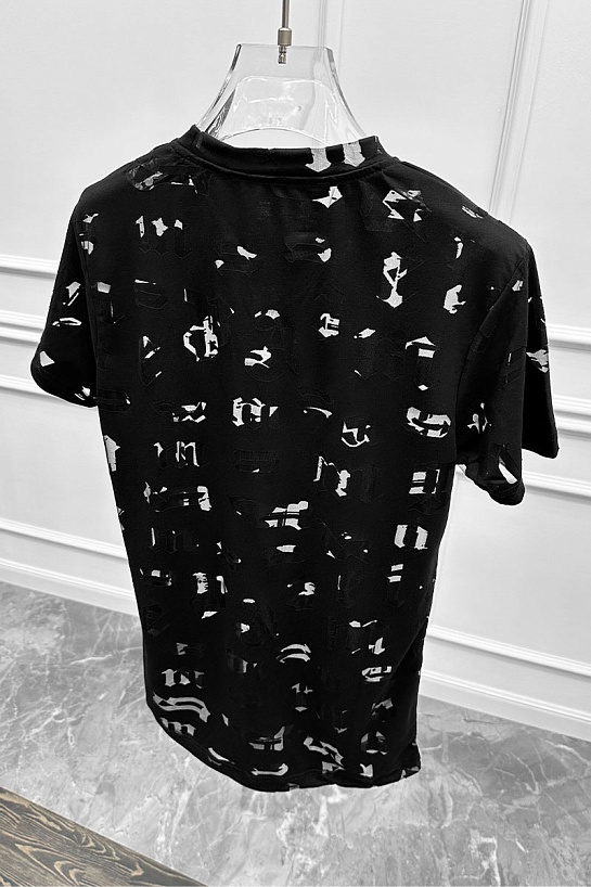 Мужская чёрная футболка Palm Angels