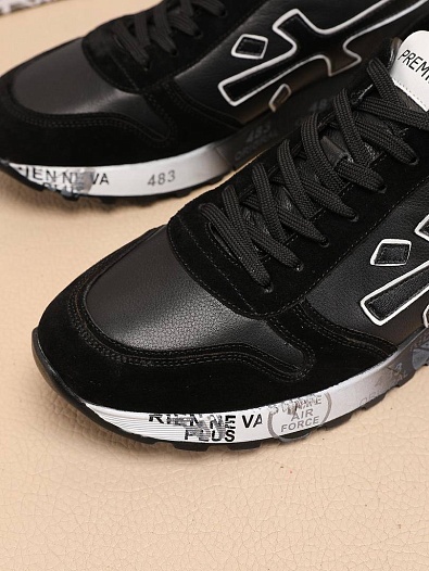 Комбинированные кроссовки Premiata Mick - Black   