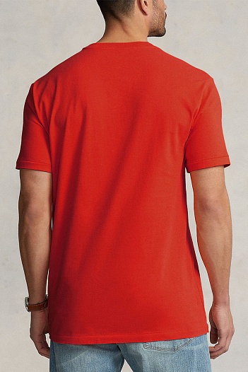 Футболка Polo Ralph Lauren красного цвета   