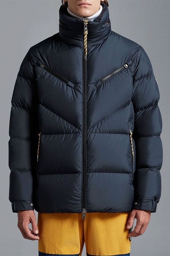 Мужской тёмно-синий пуховик Moncler Katmai