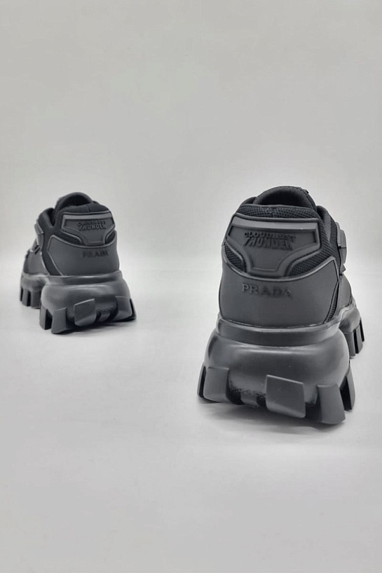 Чёрные кроссовки Prada Cloudbust Thunder