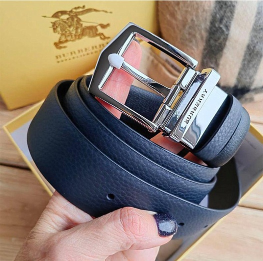 Двусторонний кожаный ремень Burberry   