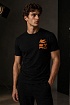 Мужская чёрная футболка Etro Pegasus logo