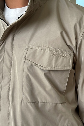 Мужская бежевая куртка Loro Piana Traveler   