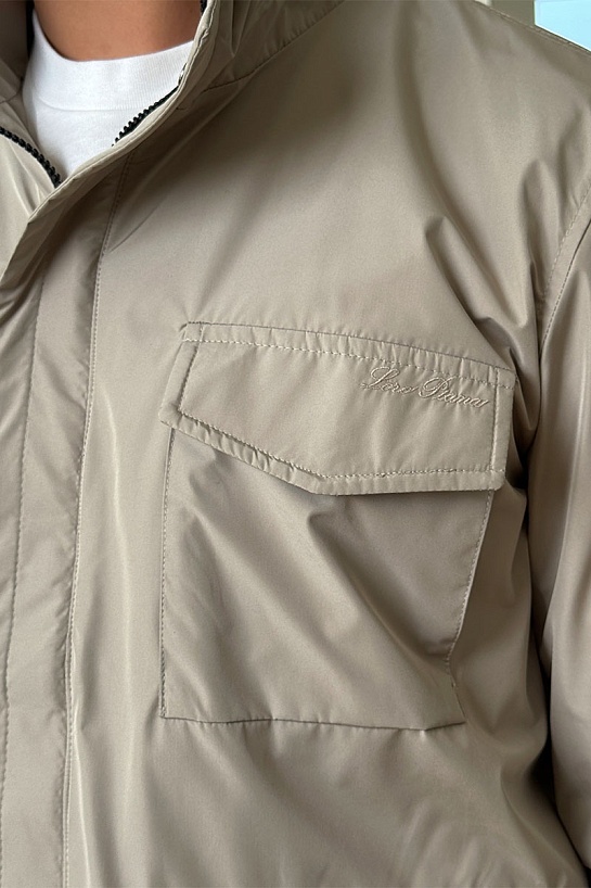 Мужская бежевая куртка Loro Piana Traveler