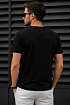 Футболка чёрного цвета Hugo Boss logo-applique