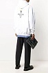 Оверсайз худи Balenciaga Paris Olympics Flame embroidered-logo