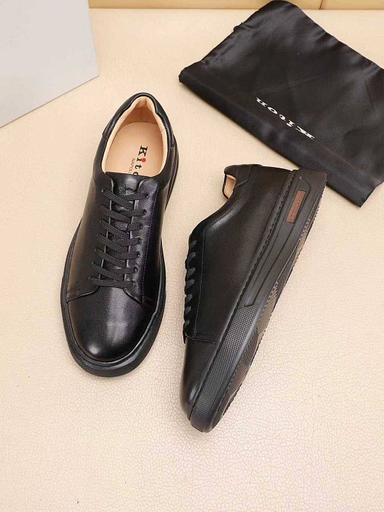 Мужские кожаные кроссовки Kiton
