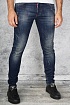Мужские джинсы Dsquared2 "Paint Splatter" - Blue