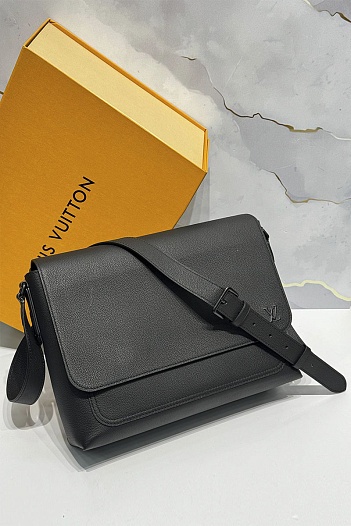 Кожаная сумка Louis Vuitton Speed Messenger premium 33x25x12 см   