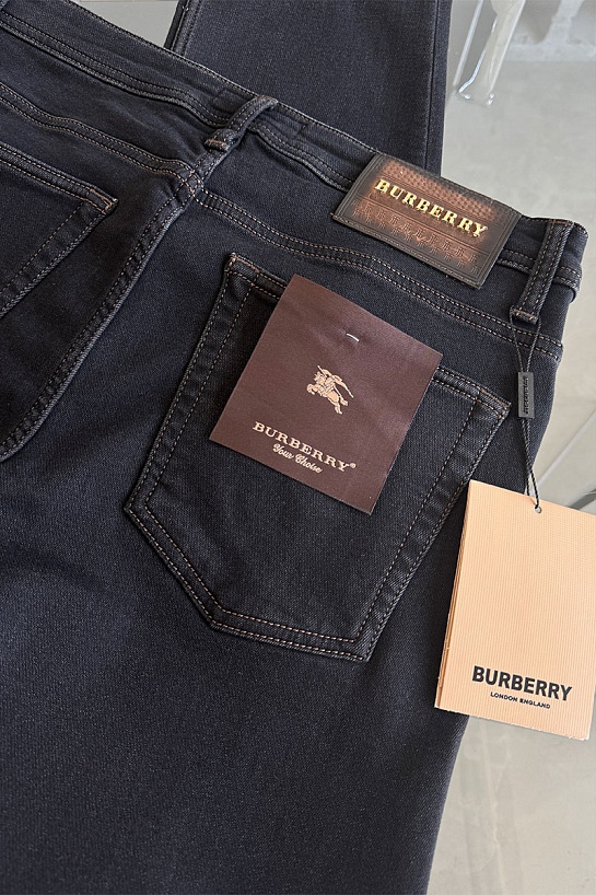 Мужские джинсы Burberry чёрного цвета