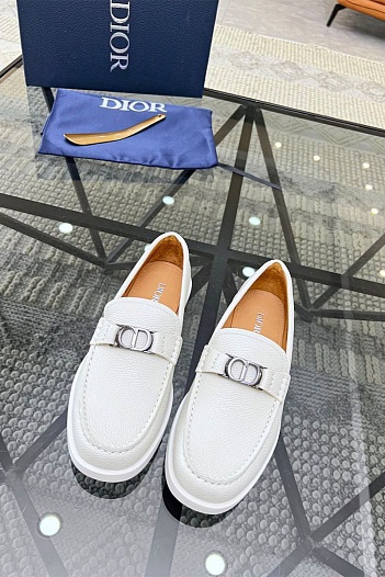 Мужские кожаные лоферы Dior   