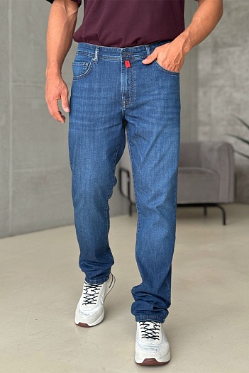 Мужские синие джинсы Kiton premium   