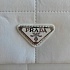 Женская кожаная сумка Prada 33x20 см - White