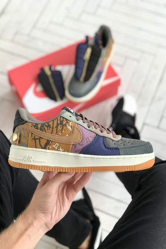 Кроссовки Nike Air Force 1 Travis Scott - Cactus Jack