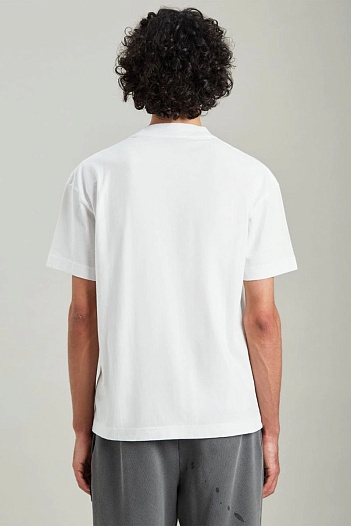 Мужская футболка Palm Angels Heart Sprayed Aspen - White   