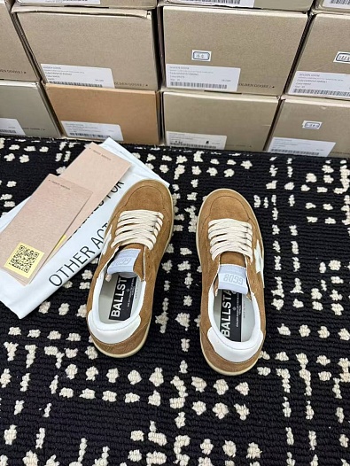 Женские кожаные кроссовки Golden Goose Super Star premium   