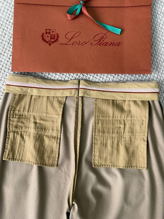 Мужские брюки Loro Piana Premium - Khaki