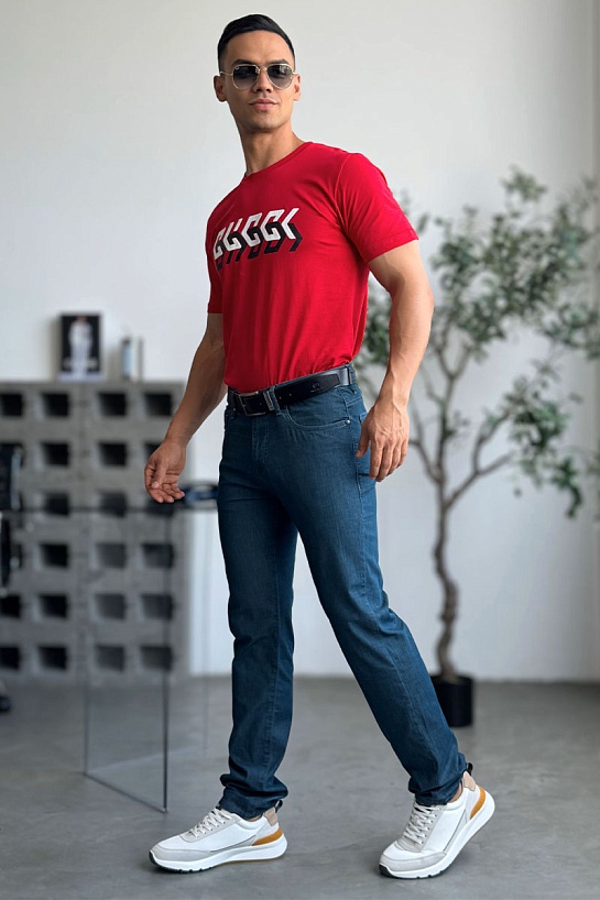 Мужские джинсы Canali regular fit - Navy