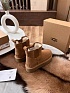 Женские замшевые ботинки с мехомм UGG Dipper - Chestnut