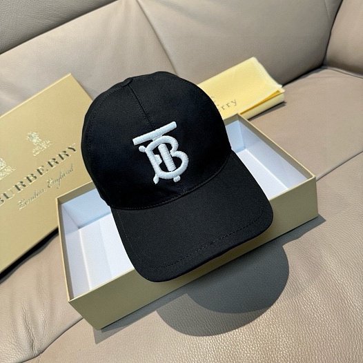 Бейсболка чёрного цвета Burberry premium   