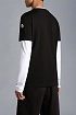 Мужская чёрная футболка Moncler Multi M Logo