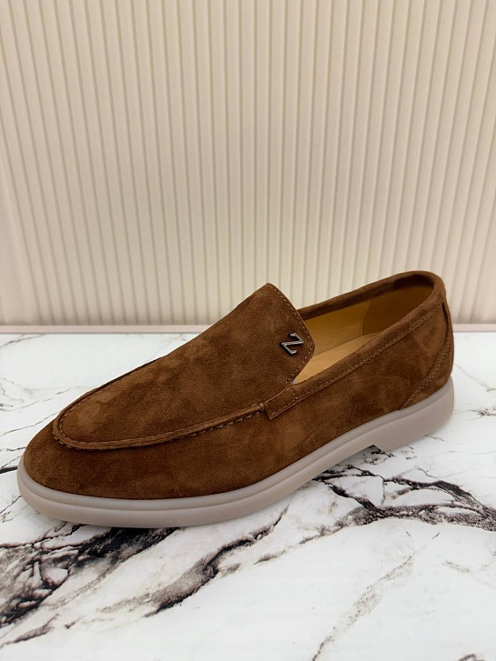 Мужские замшевые лоферы Ermenegildo Zegna