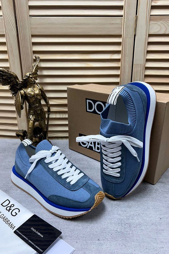 Мужские текстильные кроссовки Dolce & Gabbana