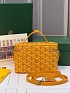 Кожаная сумка Goyard Muse Mini Vanity ​premium 16,5x10,5x8 см