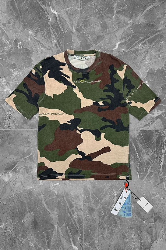 Оверсайз футболка Off-White Arrows Camo