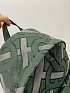 Рюкзак зелёного цвета Burberry TB Monogram Premium 30.5x14.5x42.5 см