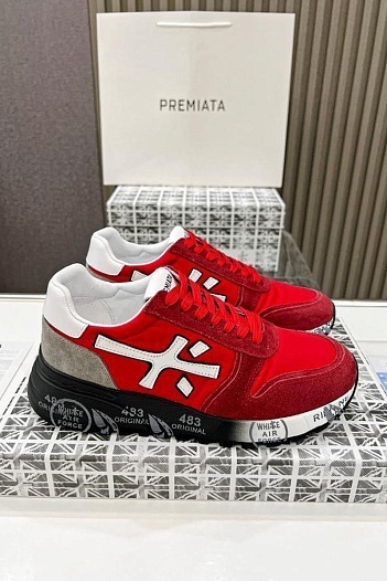 Мужские кроссовки Premiata Mick - Red   