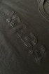 Чёрная мужская футболка Prada embossed logo