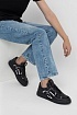 Кожаные кроссовки Valentino VL7N low-top - Black