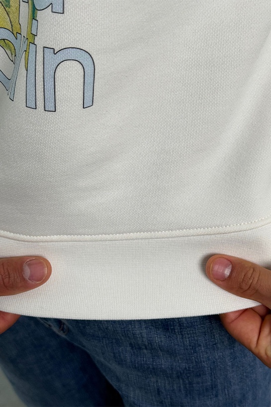 Белая кофта Casablanca Fond Marin