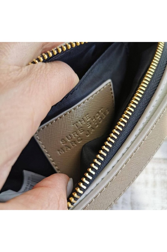 Кожаная сумка Marc Jacobs 25x16 см - Beige