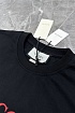 Чёрная оверсайз футболка Gucci GG logo-print