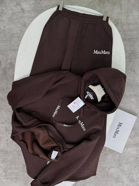 Женский костюм тройка на флисе Max Mara premium