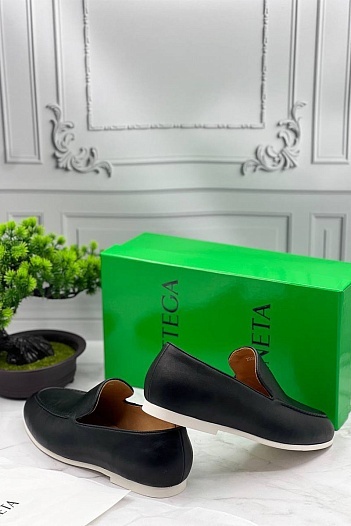 Мужские кожаные лоферы Bottega Veneta   