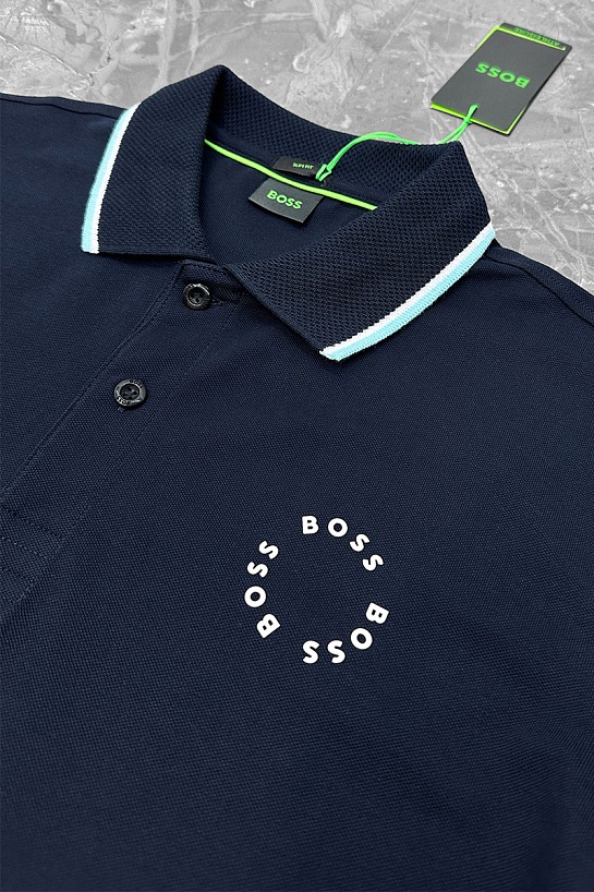 Поло синего цвета Hugo Boss "Paule 2"
