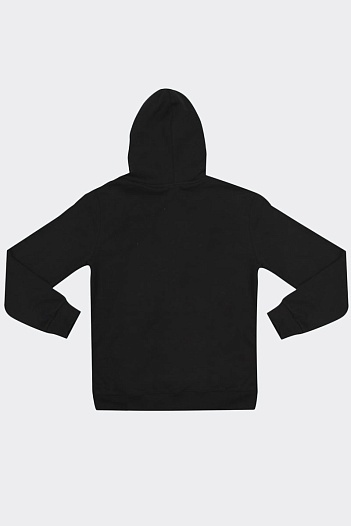 Мужское тёмно-синее худи Valentino logo-embroidered   