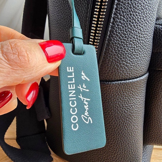 Кожаный рюкзак Coccinelle 40x32 см