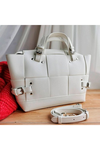 Кожаная сумка Bottega Veneta Arco Tool Tote 39x24 см   