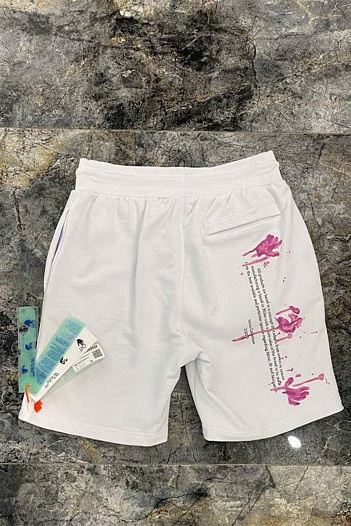 Мужские белые шорты Off-White   