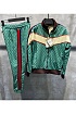 Мужские брендовые штаны Gucci Web Stripe - Green