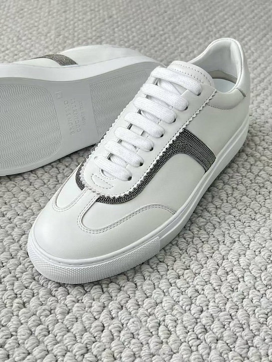 Женские замшевые кроссовки Brunello Cucinelli premium