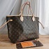 Женская кожаная сумка Louis Vuitton Neverfull MM Monogram 33x30 см