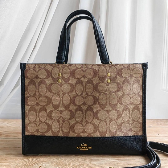 Женская сумка-тоут Coach Dempsey 29x22 см (3 расцветки)